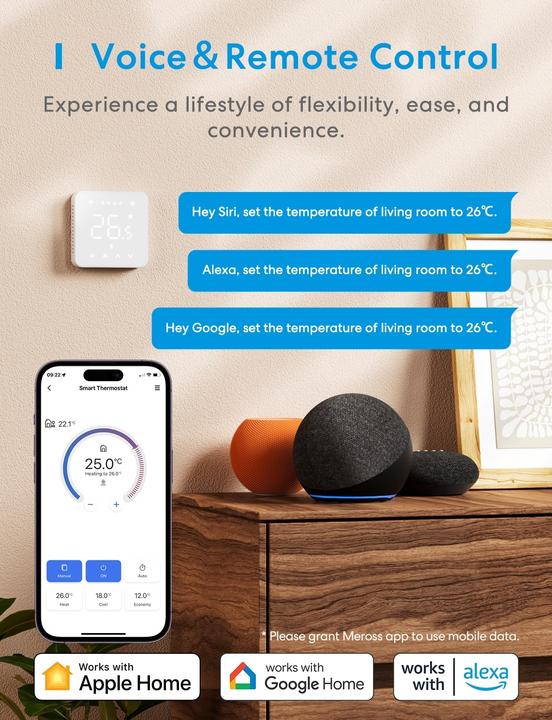 Produktbild Meross Smart Thermostat