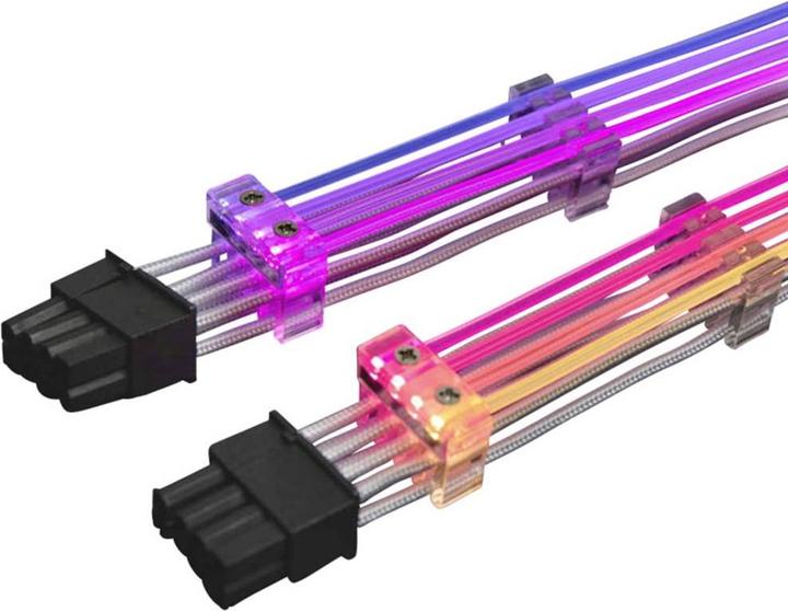Image du produit Lian-Li Strimer VGA RGB PCIe à 8 broches (Multicolore)