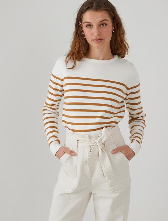 Actual product image La Redoute Collections Organic cotton sailor jumper (L)