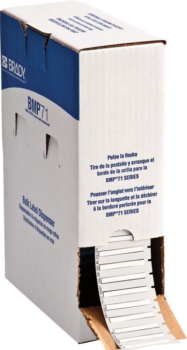 Produktbild Brady BM-094-175-342, Permasleeve, wärmeschrumpfendes Polyolefin, Weiss, 44.83 x 4.60 mm, für Kabel