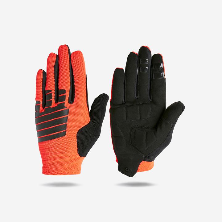 Produktbild Rockrider Fahrrad Handschuhe MTB Explore 500 rot/schwarz (XL)