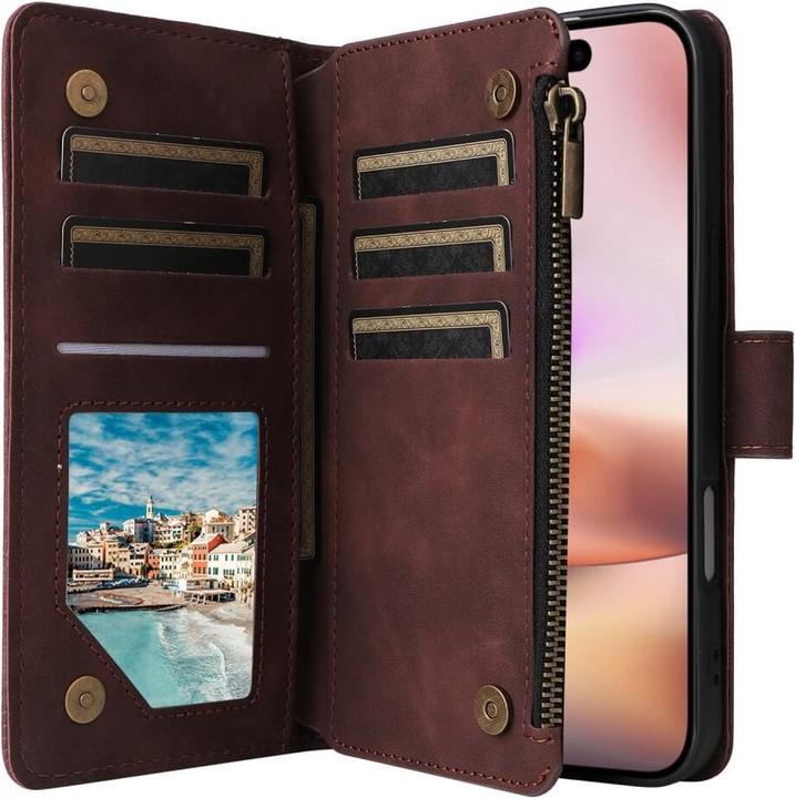 Immagine prodotto Cover-Discount iPhone 16 Plus - Custodia a portafoglio con cordino (Apple iPhone 16 Plus)