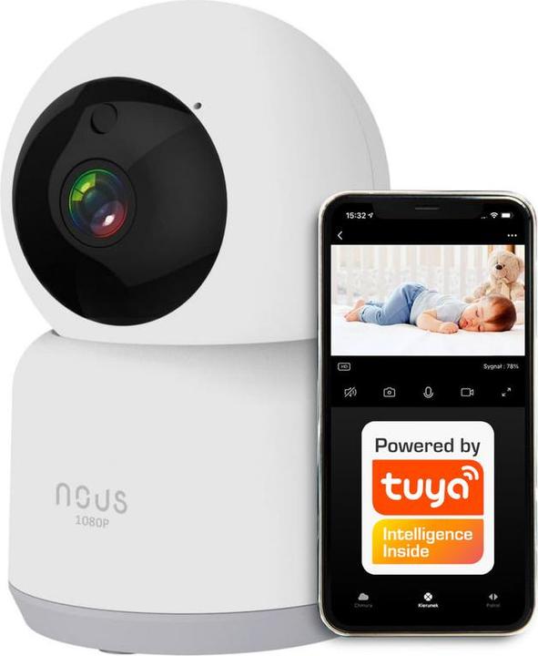 Produktbild Nous W2 Smart WiFi PTZ IP Camera (1920 x 1080 Pixels)