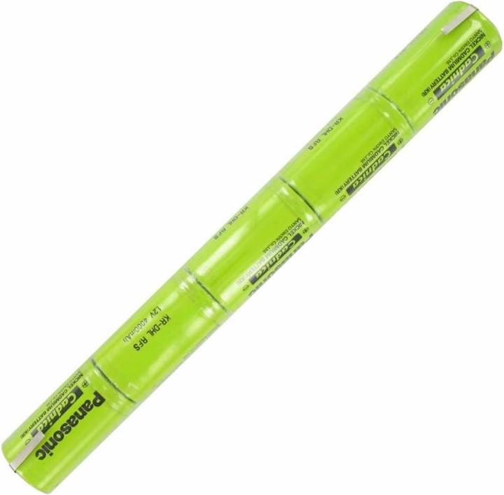 Actual product image Panasonic Sanyo Bar 5 x KRDHL DEL Cadnica Mono NiCd with solder tag (30 cm)