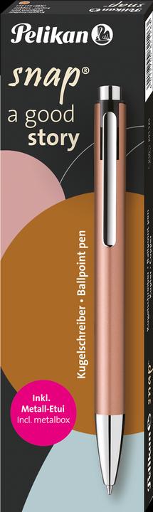 Immagine prodotto Pelikan Biros Snap Metalic K10 rame in custodia (Rame, Metallico, 1 x)