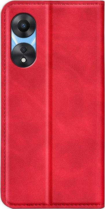 Produktbild Cover-Discount OPPO A58 5G / A78 5G - Stand Flip Case Hülle rot (Oppo A78 5G)