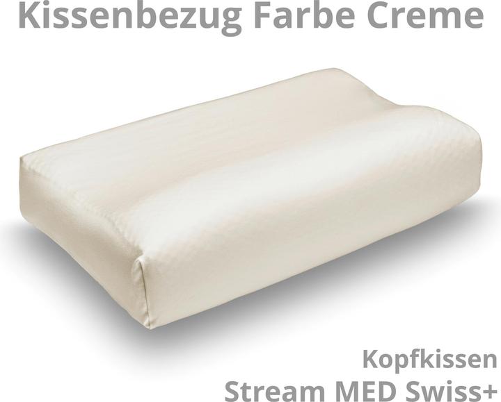 Immagine prodotto Philrouge Set di cuscini per il collo CLIMA Swiss+ con crema in jersey (56 x 33 x 10 cm)