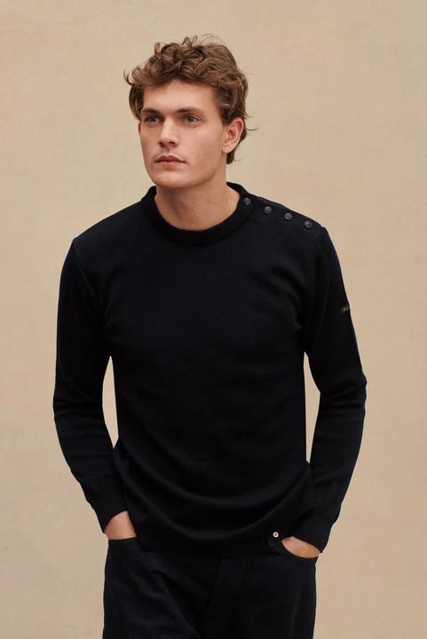 Produktbild Le Minor Pullover aus Merinowolle mit Rundhalsausschnitt (S)