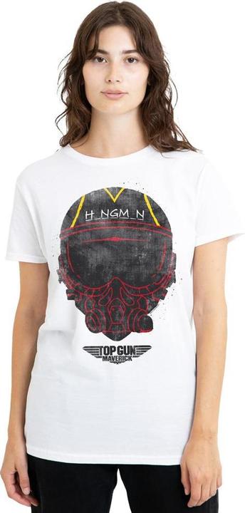 Actual product image Top Gun Unisex Adult Hangman Helmet T-Shirt (XL)