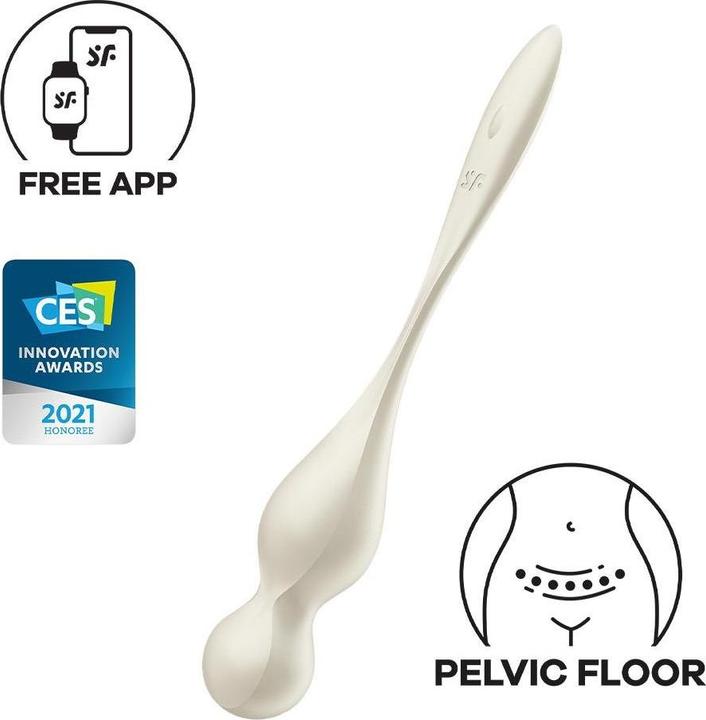 Image du produit Satisfyer - Love Birds Boules De Cône Vibrantes Blanches