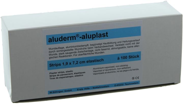 Produktbild Söhngen aluderm aluplast elastische Pflaster-Strips 1.9x7.2cm, 100 Stk., einzeln (100 x)