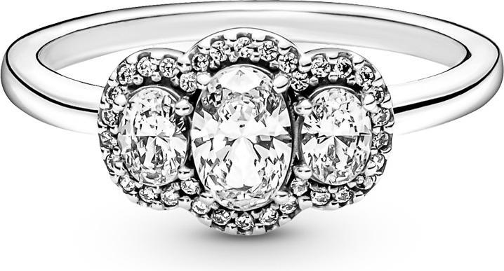 Immagine prodotto Pandora Anello Vintage Tre Pietre (54, 925 Argento)
