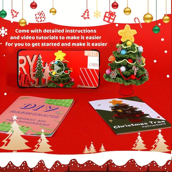 Immagine prodotto Activity Board Kit di uncinetto per principianti, kit di uncinetto natalizi per adulti principianti, completi