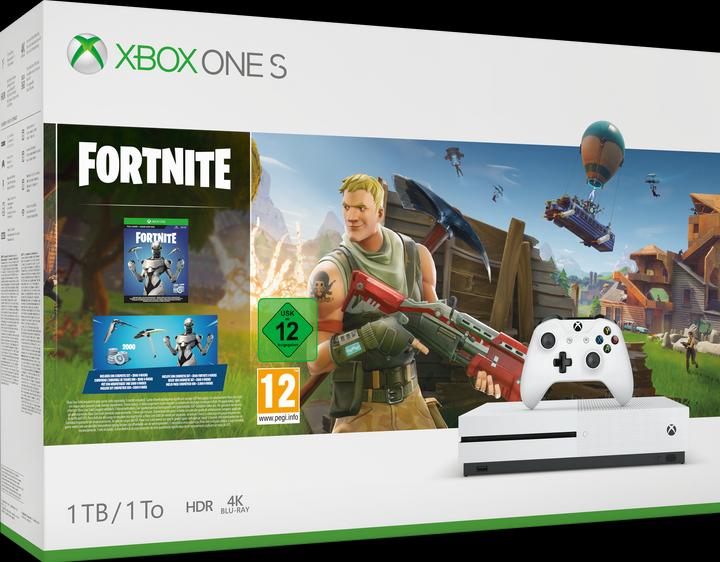 Image du produit Microsoft Xbox One S - Bundle Fortnite