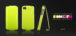 Produktbild more. Shocking Collection Flip Case für iPhone 4/4S - Gelb (Apple iPhone 4)