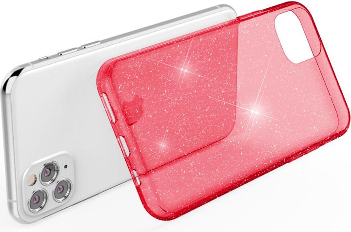 Actual product image Nalia Clear glitter silicone cover (Apple iPhone 11 Pro)