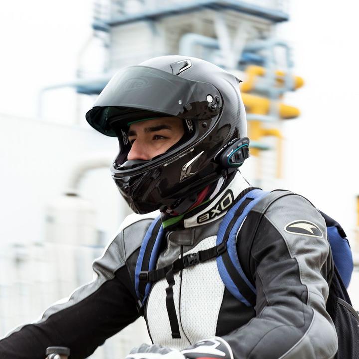 Produktbild Midland BTX2 Pro S Motorrad-Sprechanlage 1200 m Schwarz, Blau (2er Set)