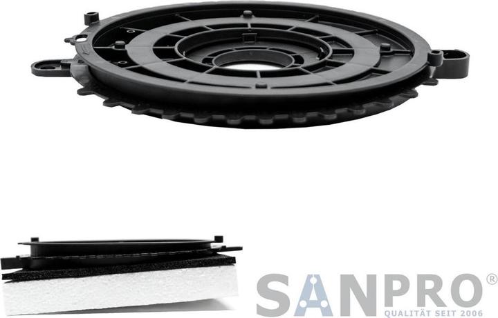 Produktbild Sanpro Ausgleichsscheiben für Terrassenplatten mit +7 % Gefälle-Keil