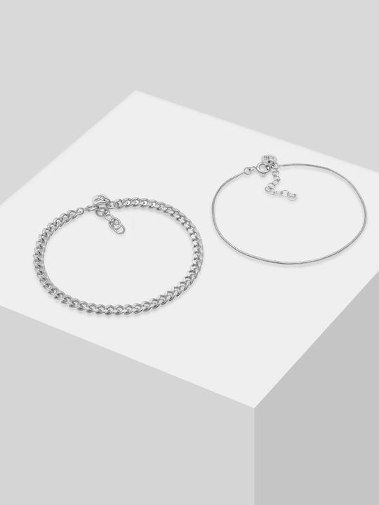Produktbild Elli Set Panzerkette Gliederkette (16 cm, 925 Silber)