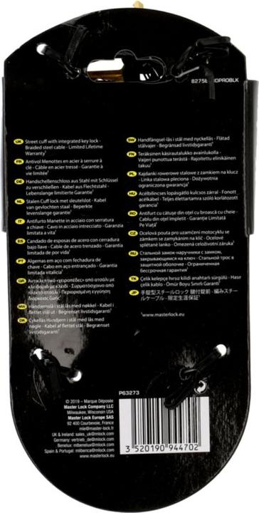Image du produit Master Lock Brassard de rue 8275 (100 cm)