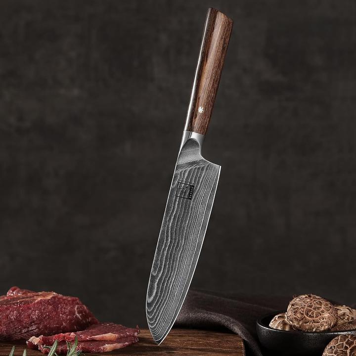 Produktbild Zayiko Kasshoku Damastmesser-Set (3-teilig) mit VG10 Kern (18 cm)
