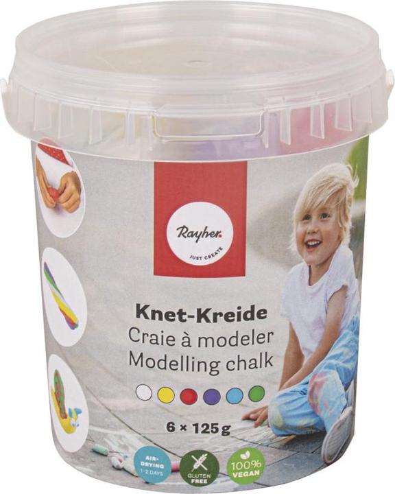Actual product image Rayher Kneading chalk 6x125g, 750 g