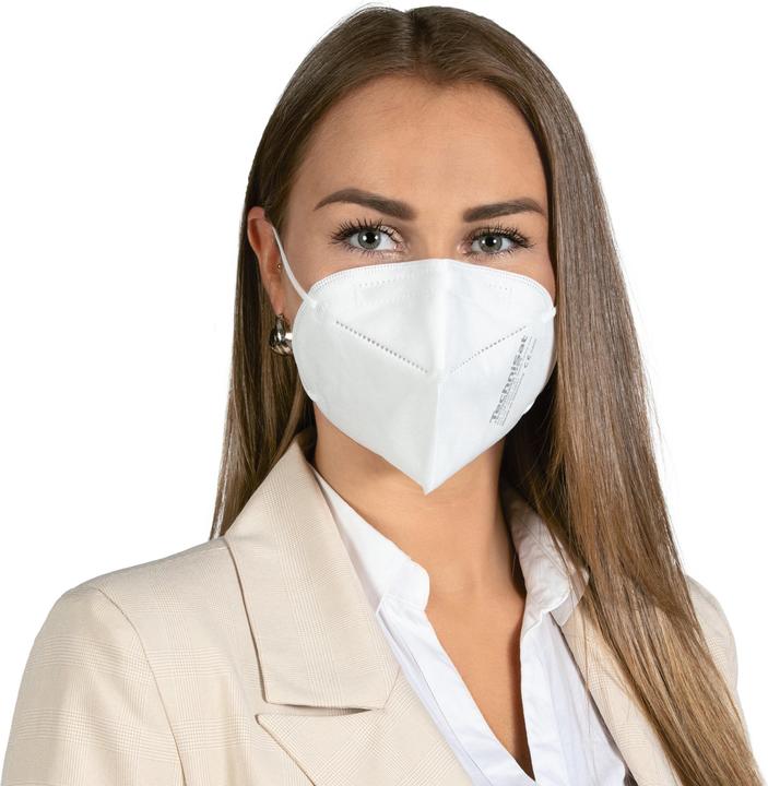 Actual product image TechniSat TECHNIMASK FFP2 mask (mouth and nose covering, 5-layer disposable mask made of high-quality (20 x)