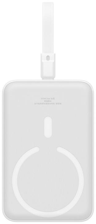 Actual product image Baseus Powerbank Magnetic Mini 10000mAh 20W MagSafe (white) (10000 mAh, 20 W, 20 Wh)