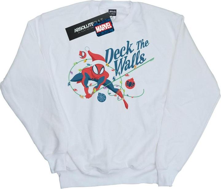Actual product image Mens Spider-Man Deck The Walls Sweatshirt (XL)
