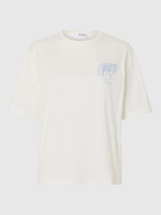 Immagine prodotto Selected Femme Besticktes T-Shirt mit Rundhalsausschnitt (M)