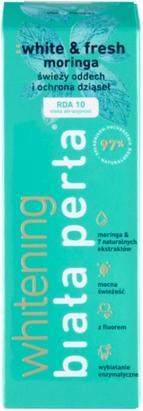 Etichetta energetica NoName Perla Bianca: Dentifricio sbiancante bianco e fresco alla moringa per l'alito e la protezione delle (75 ml)