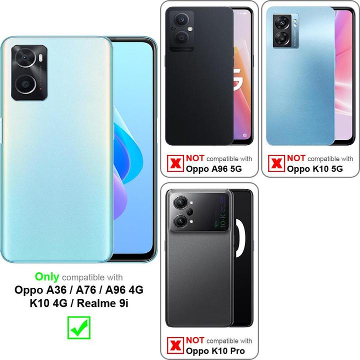 Produktbild Cadorabo Handykette für Oppo A36 / A76 / A96 4G / K10 4G / Realme 9i Necklace Hülle