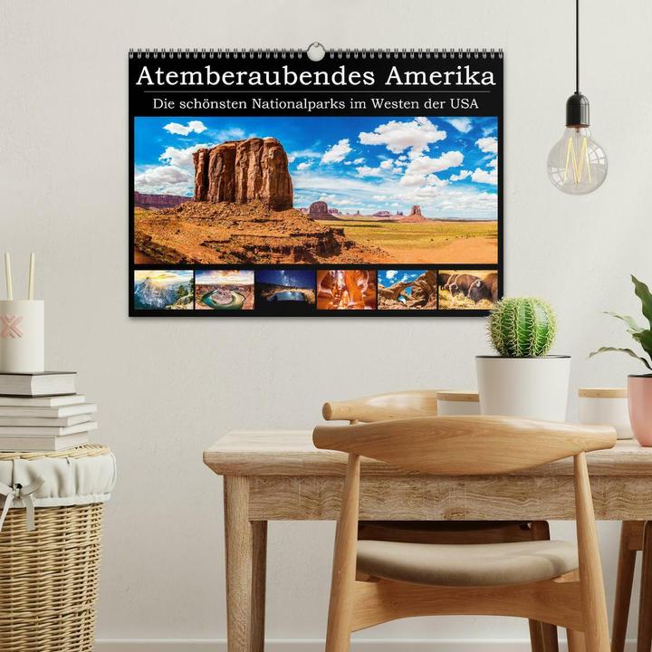 Produktbild Atemberaubendes Amerika - Die schnsten Nationalparks im Westen der USA (Wandkalender 2025 DIN A (A5, Deutsch)