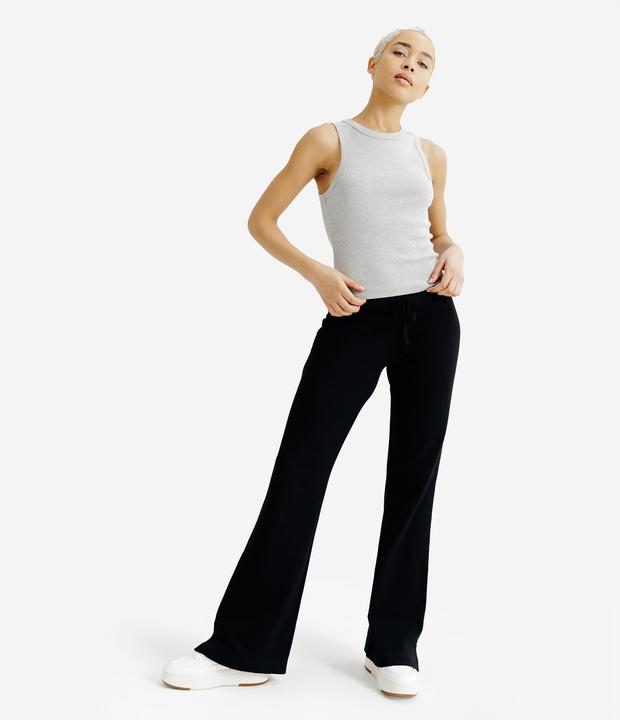 Image du produit Decathlon Legging évasé femme, noir (W33/L31)