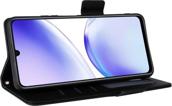 Actual product image MU Classic Litchi Leather Bookcover Series (Realme Note 50)