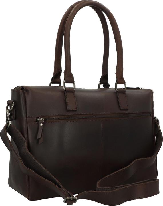 Produktbild Burkely On The Move Laptopbag 15,6 Zipper Inclusief Powerbank - aktetas - Bruin (17 l)