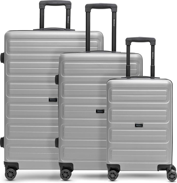 Redolz Essentials 08 3-SET 4 Rollen Kofferset 3-teilig (219 l, XL (ab 115l))