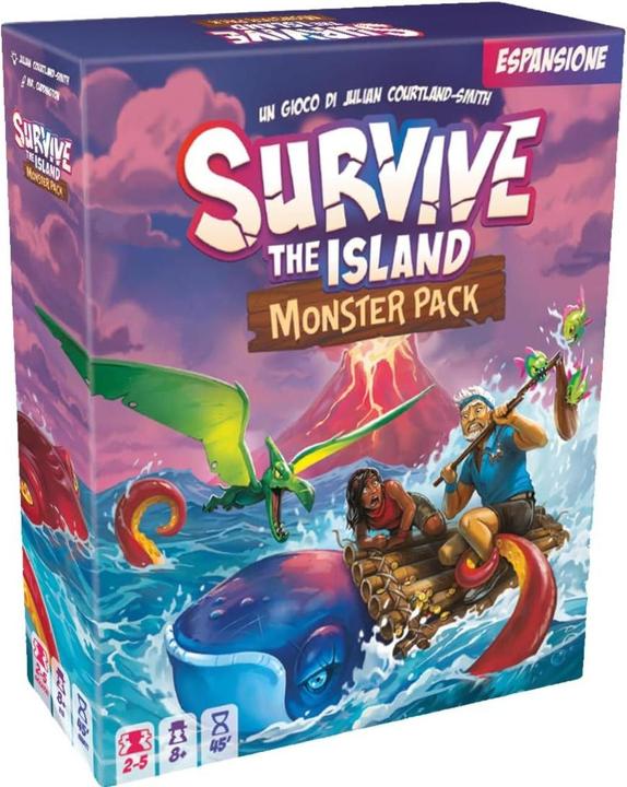 Asmodée Survive The Island - Monster Pack Expansion: Ed. Italiana
