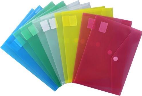 Image du produit Herba-Plastic Pochette porte-documents A5 paysage avec fermeture velcro 10 pièces vert (10 x)