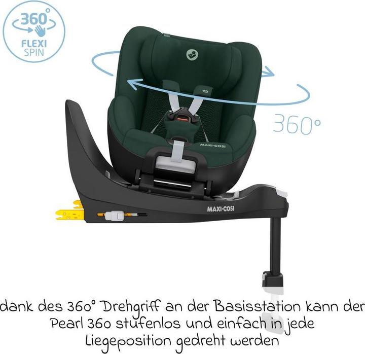 Produktbild Maxi-Cosi Reboarder Reboarder-Kindersitz Pearl 360 drehbar ab (Reboarder, ECE R129/i-Size Norm)