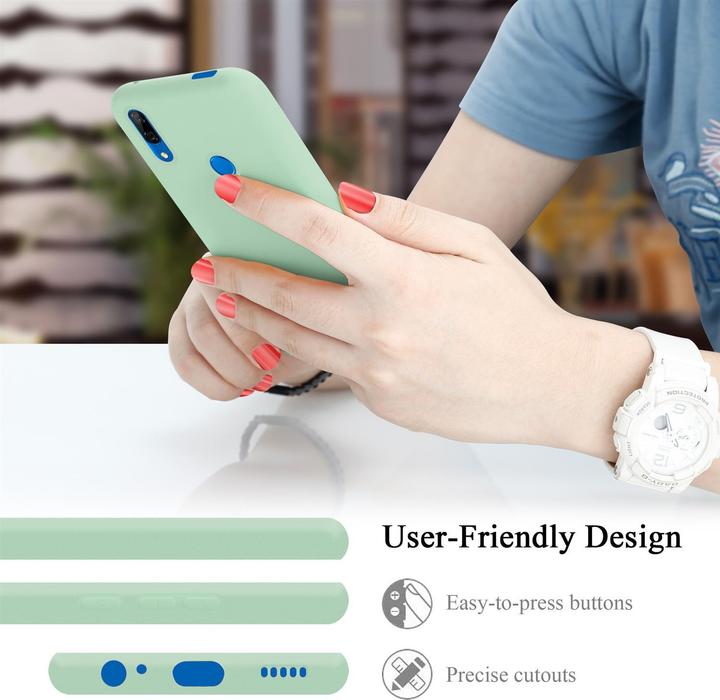 Immagine prodotto Cadorabo Copertura della cassa del silicone liquido TPU (Huawei P Smart Z, Huawei Enjoy 10 Plus, Huawei Y9 Prime (2019))
