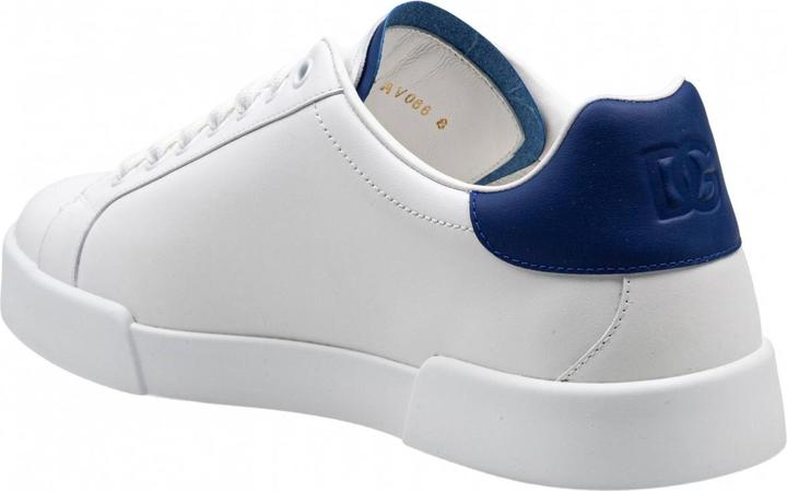 Produktbild Dolce & Gabbana portofino light sneakers in white and blue leather (40)