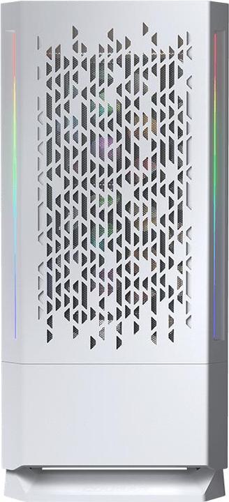 Produktbild Cougar Case MX430 Air RGB Weiss, Midi Tower, PC, Weiss, ATX, micro ATX, Mini-ITX, Gaming, HDD, Leistun (ATX)