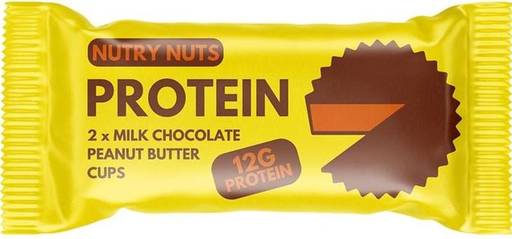 Image du produit Nutry Nuts NUTRYNUTS Peanut Butter Cups Milk Chocolate 12 x 42 g (Chocolat, 12 pcs, 598 g)