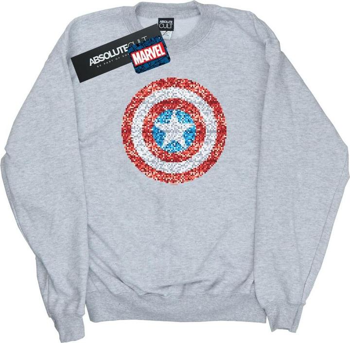 Produktbild Captain America Pixelated Shield Sweatshirt (M)