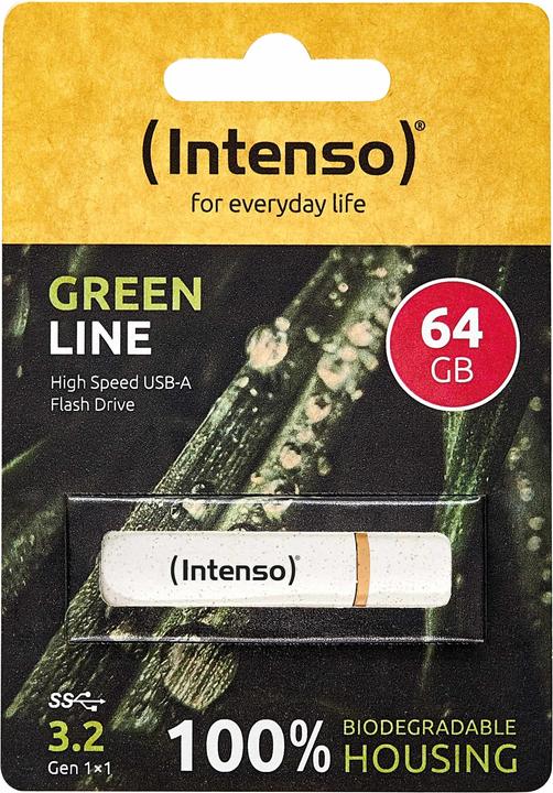 Actual product image Intenso Green Line (64 GB, USB-A)