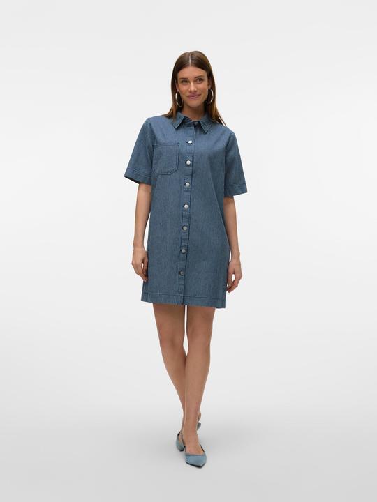 Produktbild Vero Moda VMZELLA Kurzes Kleid Jeanskleid (L)