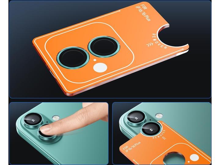 Actual product image Screenguard Camera Lens Protector protective glass Apple iPhone 16 (1 Piece, Apple iPhone 16)