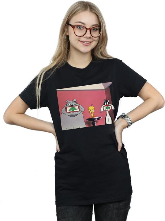Image du produit Looney Tunes - T-shirt CHRISTMAS POSTCARD - Femme (3XL)