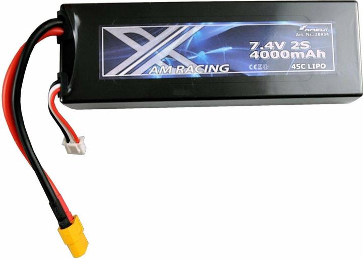 Produktbild Amewi RC-Akku LiPo 4000 mAh 7.4 V 45C XT60 (7.40 V, 4000 mAh)